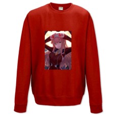 Sweatshort with Print Darling In The Franxx Perfect Zero Two Hero - XS  red