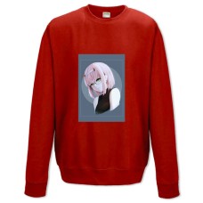 Sweatshort with Print Darling In The Franxx Zero Two Art - XS  red