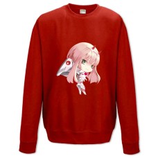 Sweatshort with Print Darling In The Franxx Little Zero Two - XS  red
