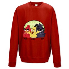 Sweatshort with Print Angry Birds Art - XS  red