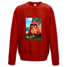 Sweatshort with Print Angry Birds Red Bird With Sandwiches - XS  red
