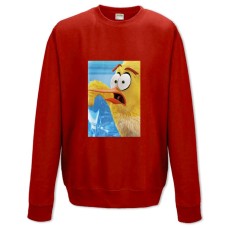 Sweatshort with Print Angry Birds Yellow - XS  red