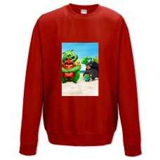 Sweatshort with Print Angry Birds Heroes - XS  red