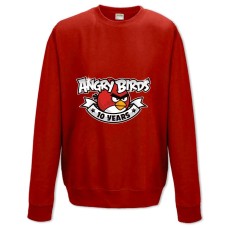 Sweatshort with Print Angry Birds 10 Years - XS  red