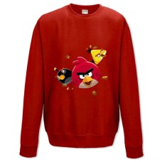 Sweatshort with Print Angry Birds Game Version - XS  red