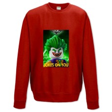 Світшот з принтом Лего Джокер Жартую Над Вами - XS червоний