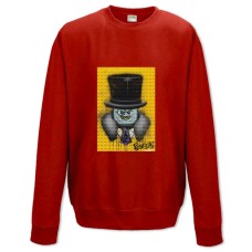 Свитшот с принтом Лего Пингвин - XS красный