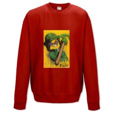 Світшот з принтом Лего Загадочник - XS червоний