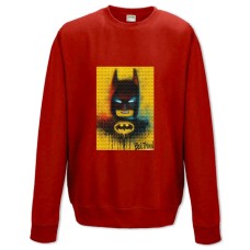 Свитшот с принтом Лего Бэтмен - XS красный