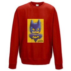 Свитшот с принтом Лего Бетгёрл - XS красный