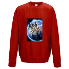 Свитшот с принтом Лего Планета - XS красный