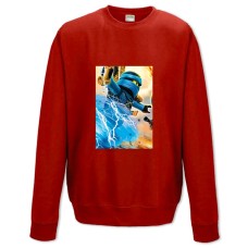 Світшот з принтом Лего Ніндзяго Воїн - XS червоний