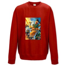 Світшот з принтом Лего Ніндзяго Воїни - XS червоний