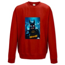 Свитшот с принтом Лего Темный Бэтмен - XS красный