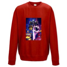 Світшот з принтом Лего Космічний - XS червоний