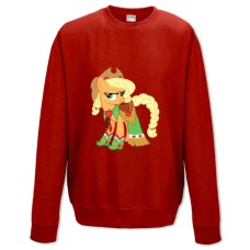 Світшот з принтом Моя Маленька Поні Еплджек Поні - XS червоний