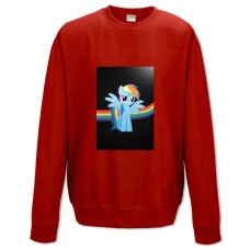 Світшот з принтом Моя Маленька Поні Мосту Поні - XS червоний