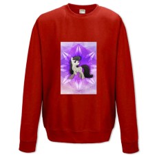 Світшот з принтом Моя Маленька Поні Сіра Поні - XS червоний