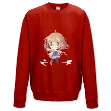 Sweatshort with Print Beyond The Boundary Little Kuriyama Mirai - XS  red