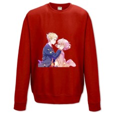 Sweatshort with Print Beyond The Boundary Akihito And Kuriyama - XS  red
