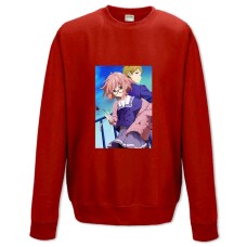 Sweatshort with Print Beyond The Boundary Kuriyama And Akihito - XS  red