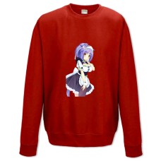 Свитшот с принтом Неко Пара Кошачий Рай Синнамон - XS красный