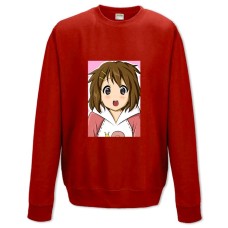 Свитшот с принтом Кэй-Он! Хирасава Юи Герой - XS красный