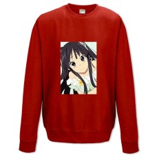 Свитшот с принтом Кэй-Он! Адзуса - XS красный