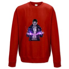 Sweatshort with Print Suicide Squad The Joker Lighting - XS  red
