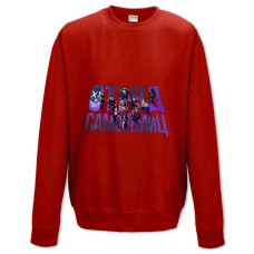 Sweatshort with Print Suicide Squad Heroes Logo - XS  red