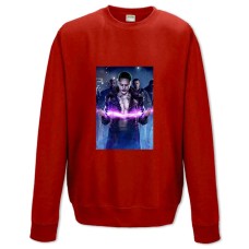 Sweatshort with Print Suicide Squad Joker - XS  red