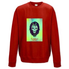 Sweatshort with Print Suicide Squad Enchantress Art - XS  red