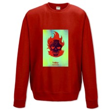 Sweatshort with Print Suicide Squad Diablo Art - XS  red