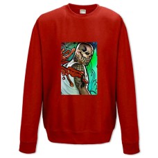 Sweatshort with Print Suicide Squad El Diablo - XS  red
