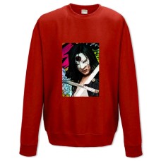 Sweatshort with Print Suicide Squad Katana - XS  red