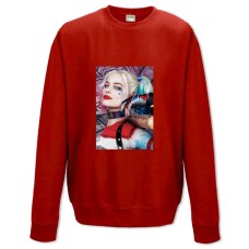 Sweatshort with Print Suicide Squad Harley Quinn Girl Hero - XS  red
