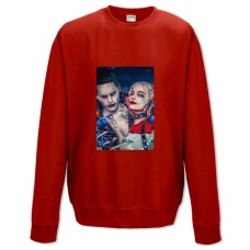 Sweatshort with Print Suicide Squad Harley Quinn With Joker - XS  red