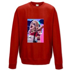 Sweatshort with Print Suicide Squad Happy Harley Quinn - XS  red