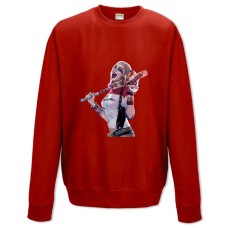 Sweatshort with Print Suicide Squad Harley Quinn Print - XS  red