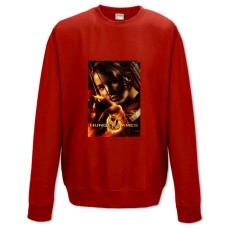Sweatshort with Print The Hunger Games Katniss Everdeen Theme - XS  red