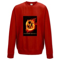 Sweatshort with Print The Hunger Games Main Theme - XS  red