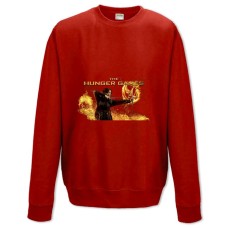 Sweatshort with Print The Hunger Games Katniss Everdeen Fire Logo - XS  red