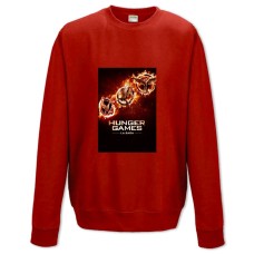 Sweatshort with Print The Hunger Games La Saga - XS  red
