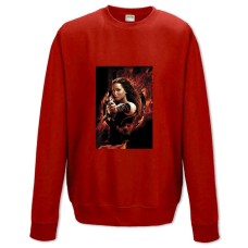 Sweatshort with Print The Hunger Games Katniss Everdeen Archer - XS  red