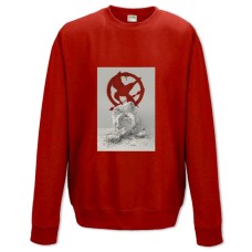 Sweatshort with Print The Hunger Games Anarchy - XS  red