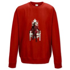 Sweatshort with Print The Hunger Games Katniss Everdeen Throne - XS  red