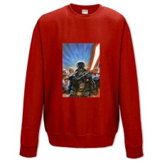 Sweatshort with Print Star Wars Darth Vader Art - XS  red