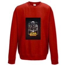 Sweatshort with Print Star Wars Main Heroes Print - XS  red