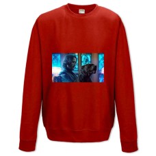 Свитшот с принтом Джон Уик И Пёс - XS красный