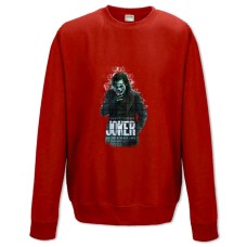 Свитшот с принтом Джокер Принт - XS красный